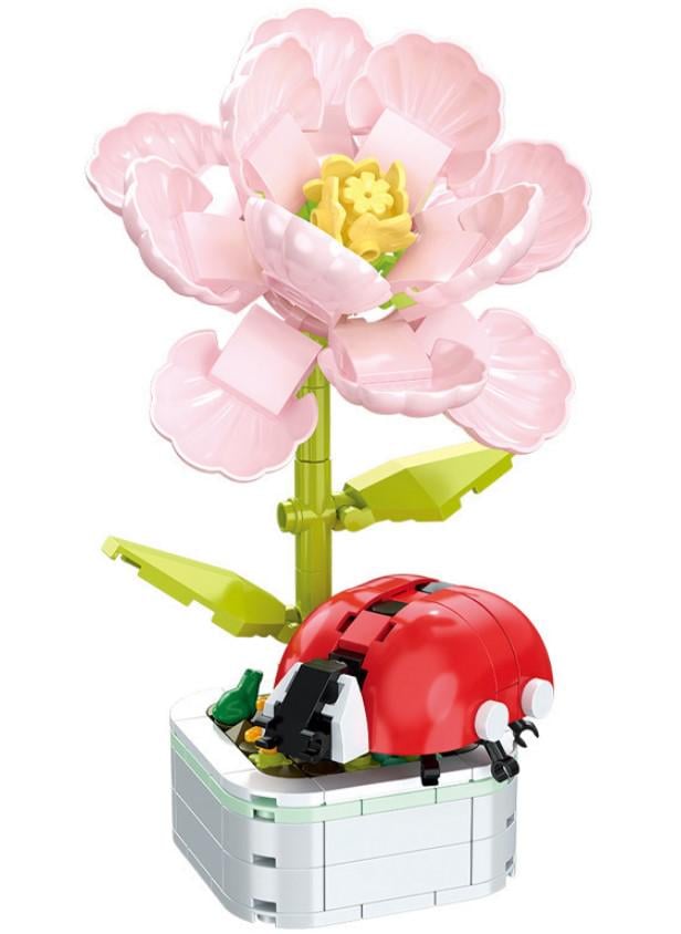 Конструктор интерьерный Poppy & Ladybug серия Bonsai Солнышко 201 деталь (2104619341)