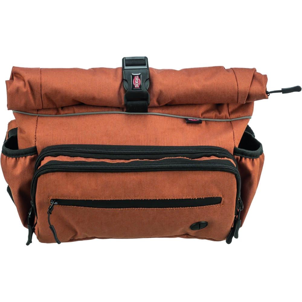 Сумка-рюкзак Trixie с поясным ремнем пояс 55-130 см Рыжий (28867)