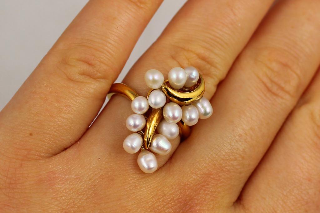 Кольцо Xuping Jewelry Гроно большое р. 18 Золотистый (30138737)