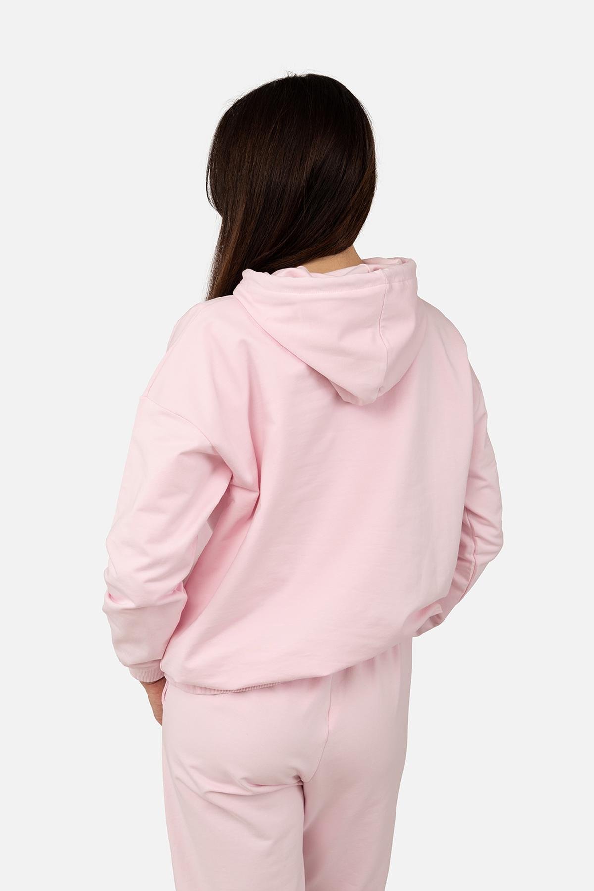 Худи женское ЦБ-00266284 р. 44 Розовый (SKT001035609) - фото 2 Худи женское ЦБ-00266284 р. 44 Розовый (SKT001035609) - фото 2