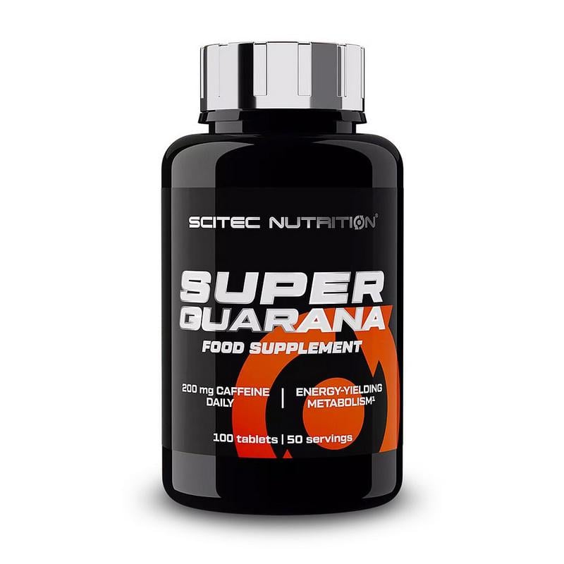 Гуарана экстракт кальция Scitec Nutrition Super Guarana 100 табл.