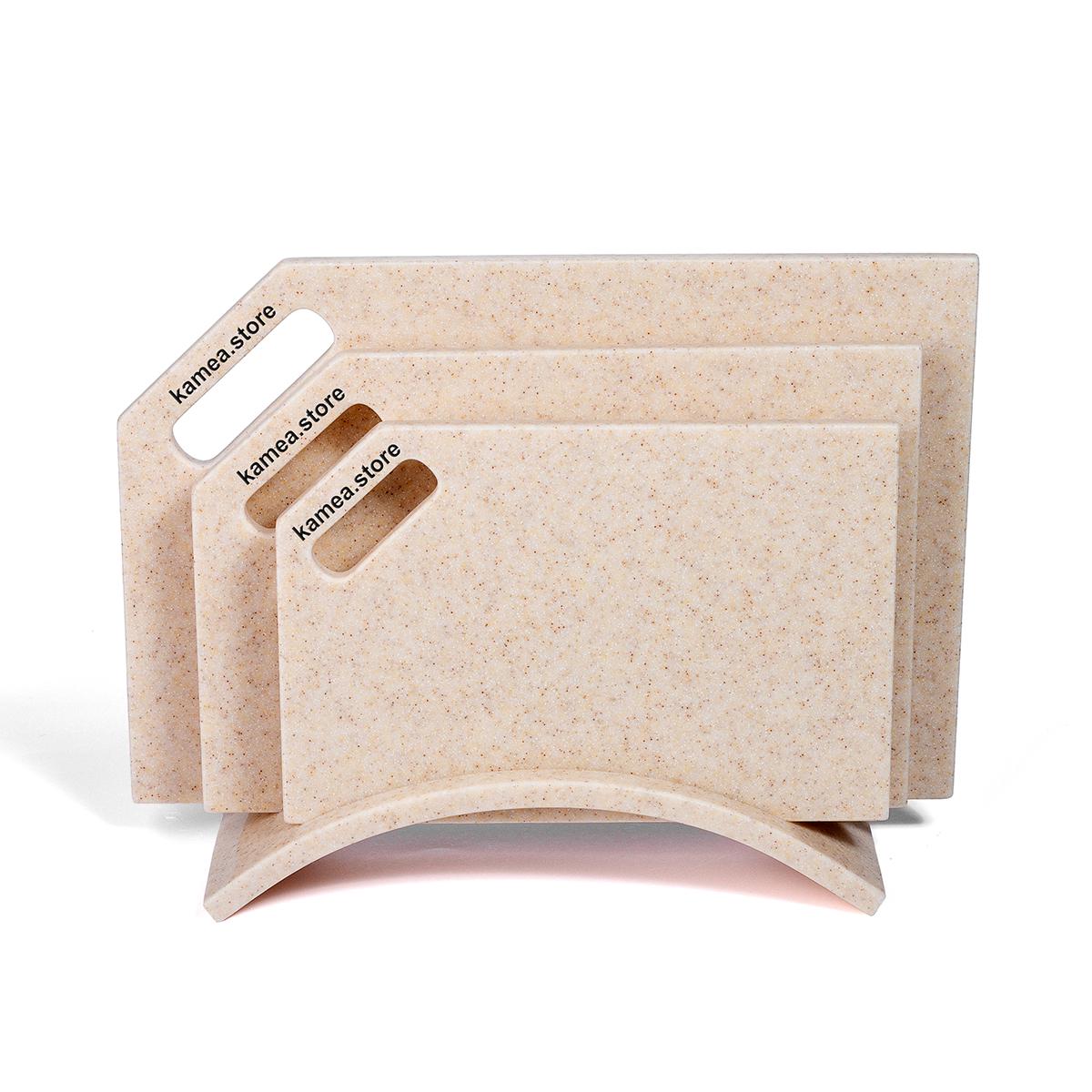 Набір дощок кухонних Kamea зі штучного каменю Fair Sky - фото 1 Набір дощок кухонних Kamea зі штучного каменю Fair Sky - фото 1