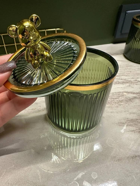 Органайзер з ведмедиком для зберігання засобів гігієни - фото 4