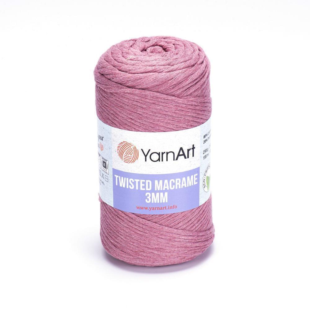 Шпагат бавовняний Twisted Macrame 3 мм 250 г Троянда №792 Шпагат бавовняний Twisted Macrame 3 мм 250 г Троянда №792