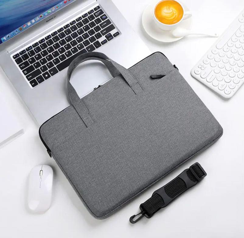 Сумка для ноутбука 14" 27х37х2,5 см Серый (11341) - фото 5 Сумка для ноутбука 14" 27х37х2,5 см Серый (11341) - фото 5