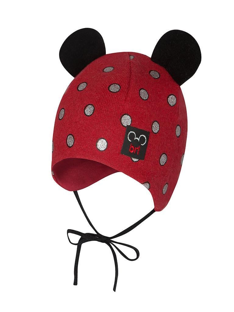 Демисезонная шапка Broel р. 47 Красный (ELISABETTA wer.1)