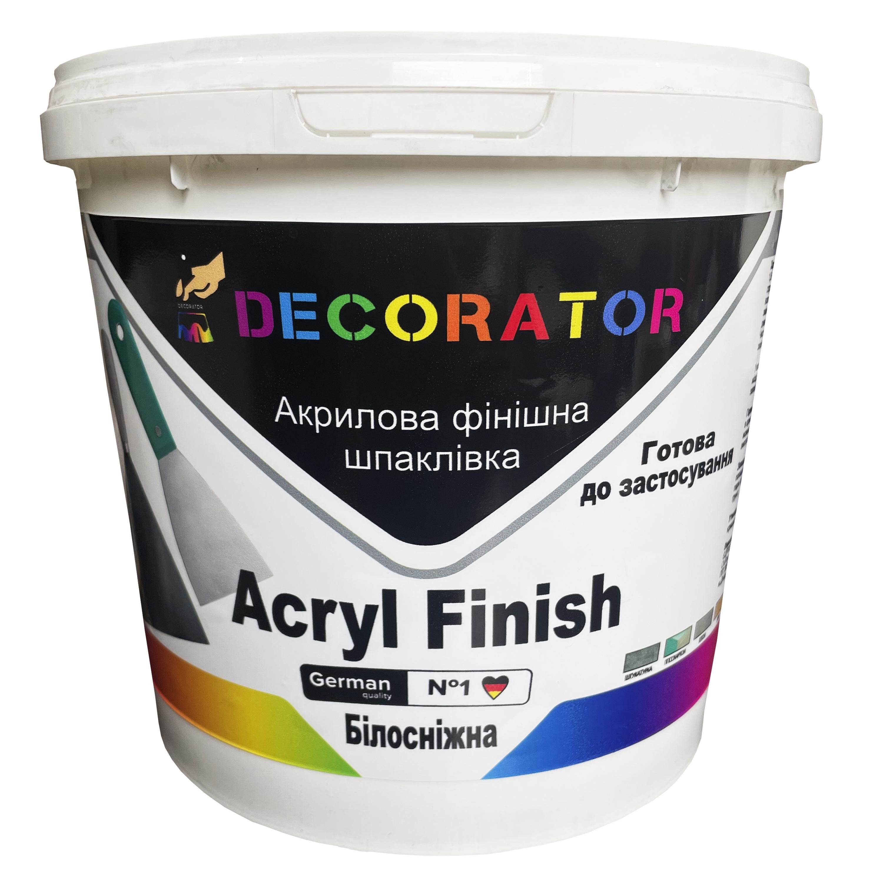 Шпаклівка інтер'єрна фінішна DECORATOR Acryl Finish 16 кг (000007964-16)