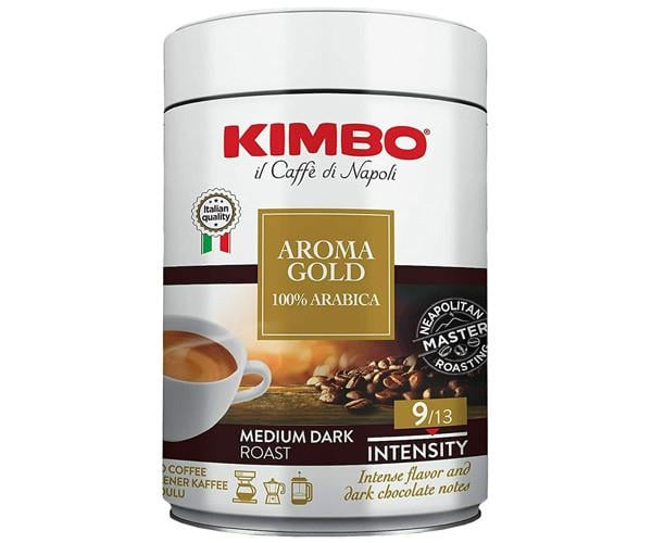 Кофе KIMBO Espresso Aroma gold 100% Arabica ж/б молотый 250 г - фото 1