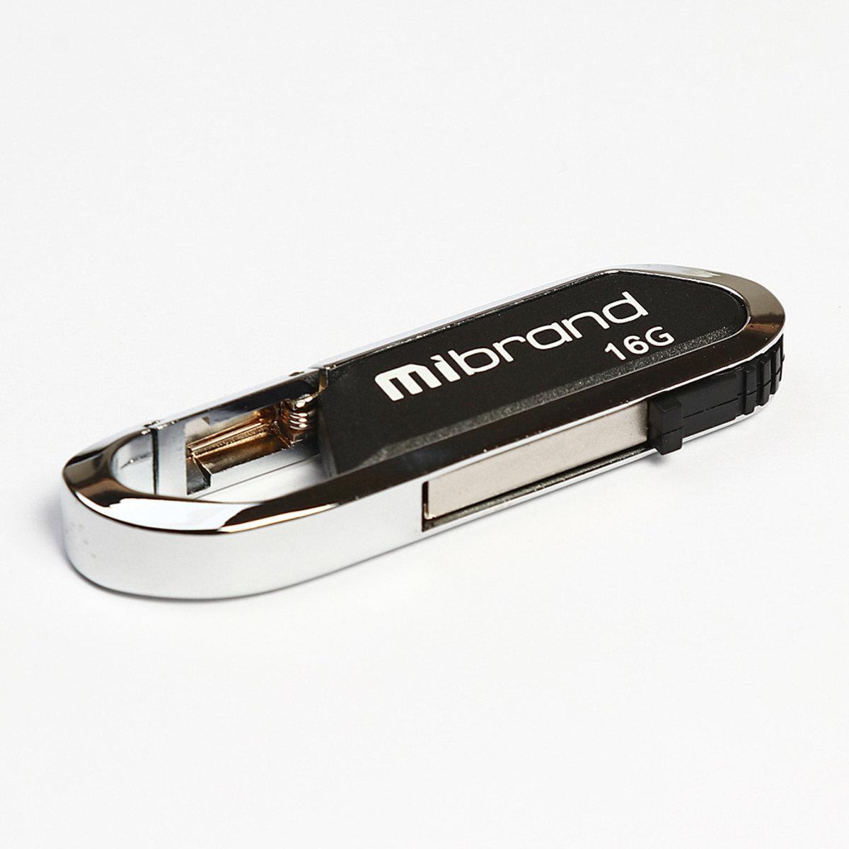 Флеш-накопитель для ноутбука Flash Mibrand USB 2.0 Aligator 16Gb Black (MI2.0/AL16U7B)