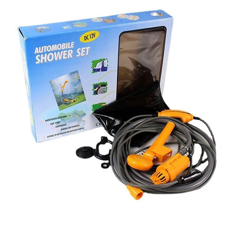 Душ автомобільний портативний iCamp 12 В з виносним вимикачем і мішком для зберігання (Е051162)