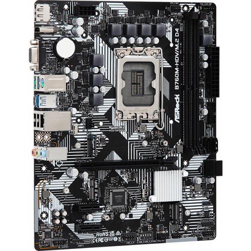 Материнская плата ASRock B760M-HDV/M.2 D4 (10779150) - фото 2