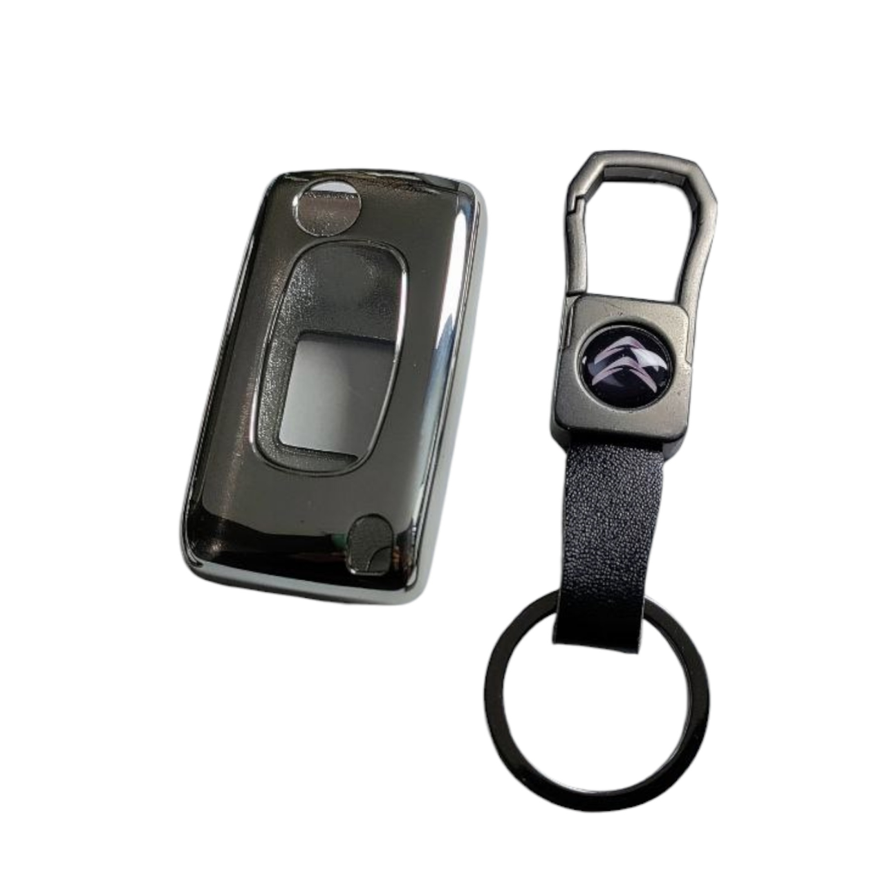 Чехол для ключа Citroen и брелок Хром (2365275058)