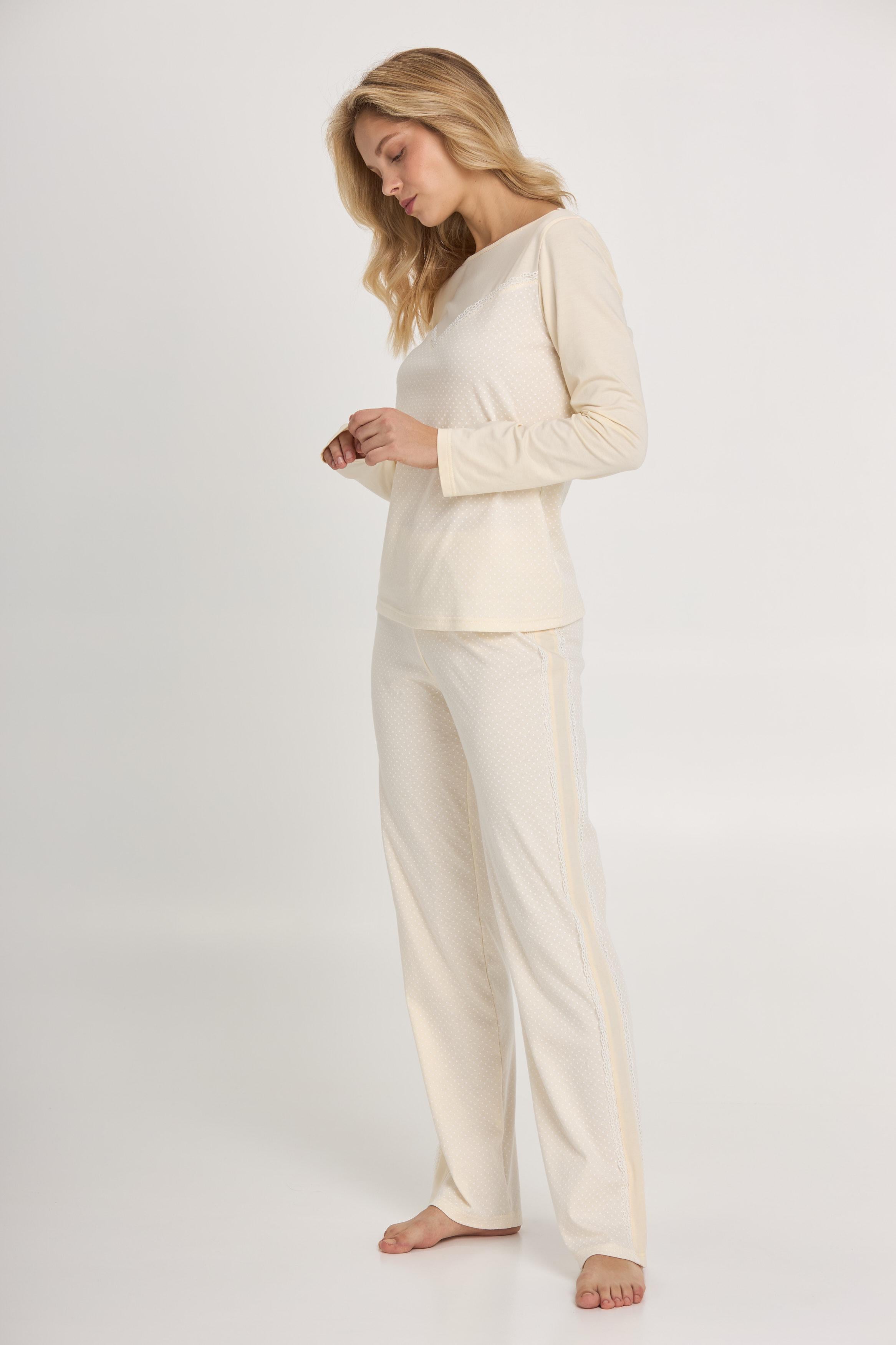 Пижама женская Ellen French vanila lpk 0180/42/01 M Молочный
