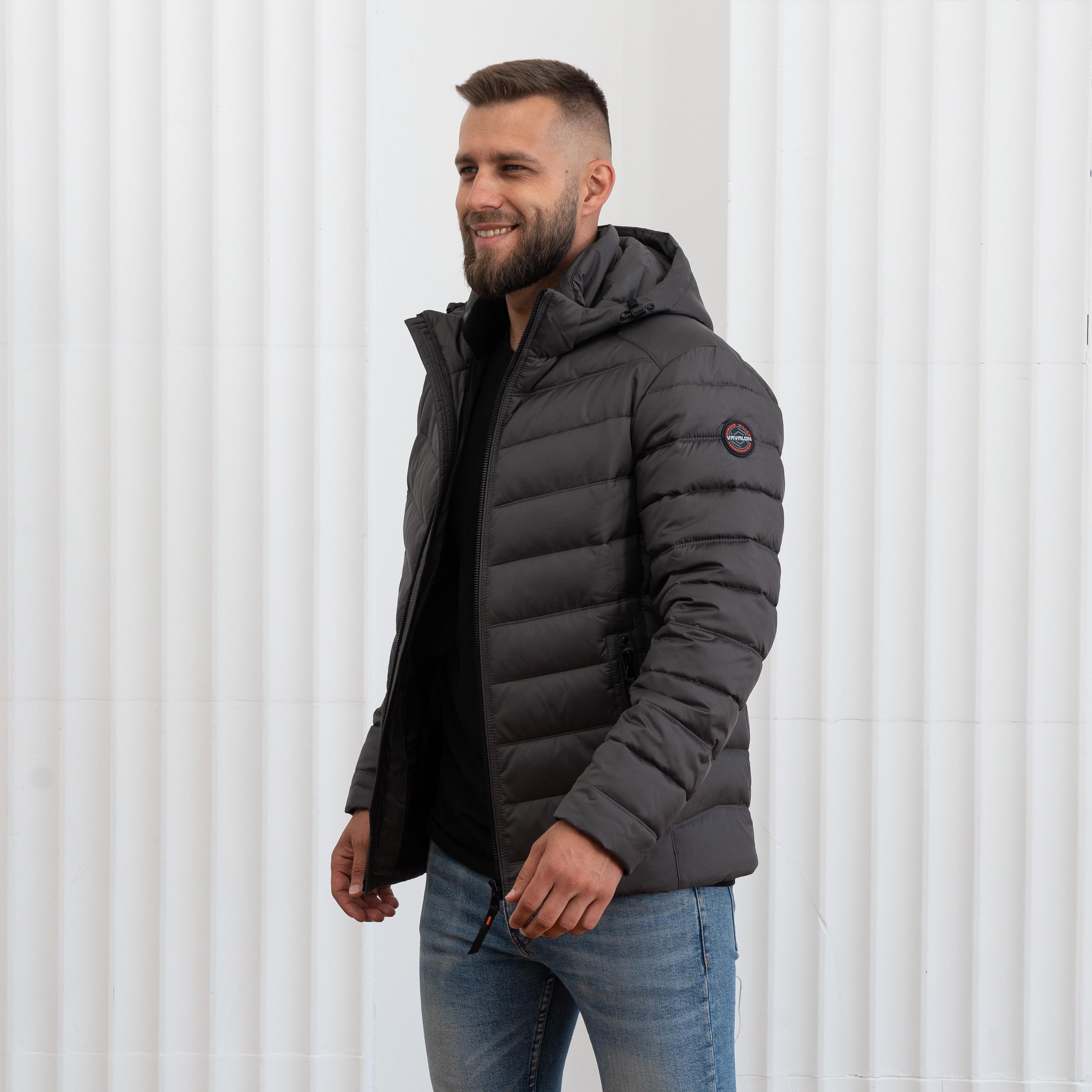 Куртка мужская зимняя Vavalon 932-V р. 54 Графит (29126506) - фото 4