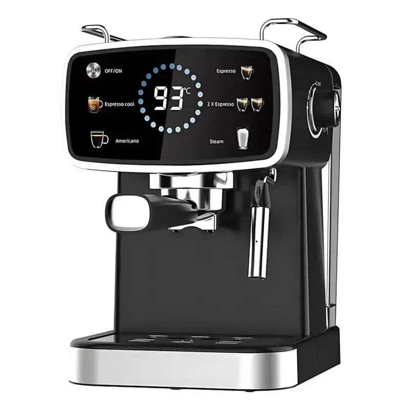 Кофеварка різкова Zepline ZP-6802 3000 Вт 20 бар з сенсорним керуванням чорна (ZP-6802) Кофеварка різкова Zepline ZP-6802 3000 Вт 20 бар з сенсорним керуванням чорна (ZP-6802)