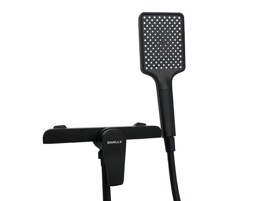 Смеситель для душевой кабины Millz MRS-AL-E2 без излива Черный (ТР-00026966)