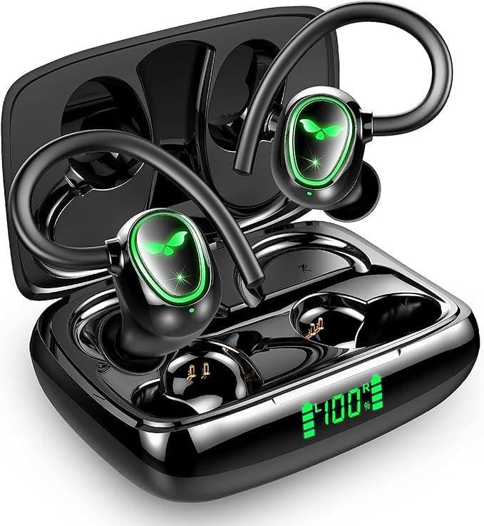 Навушники бездротові HUJINA Bluetooth з басами та мікрофоном для спорту