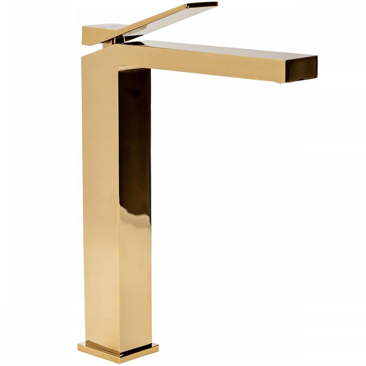 Cмеситель для умывальника CUBO REA B4415 DUET reac-00000000383 высокий однорычажный Золотой (165189) Cмеситель для умывальника CUBO REA B4415 DUET reac-00000000383 высокий однорычажный Золотой (165189)