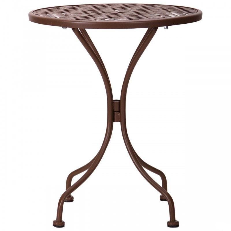 Стол садовый AMF Шампань hy-т208 сетка 720х600 мм Сталь/Какао (8031)