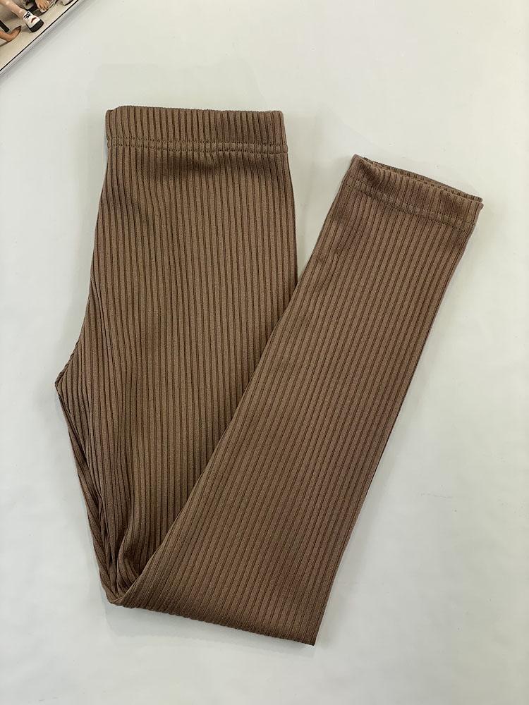 Лосины в рубчик для девочки Semejka 0303 146 см Мокко (104770) - фото 6