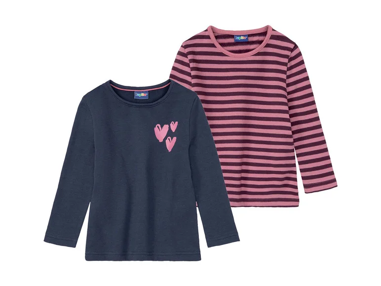 Набор термо регланов Lupilu для девочки 110-116 Розовый (13718197)