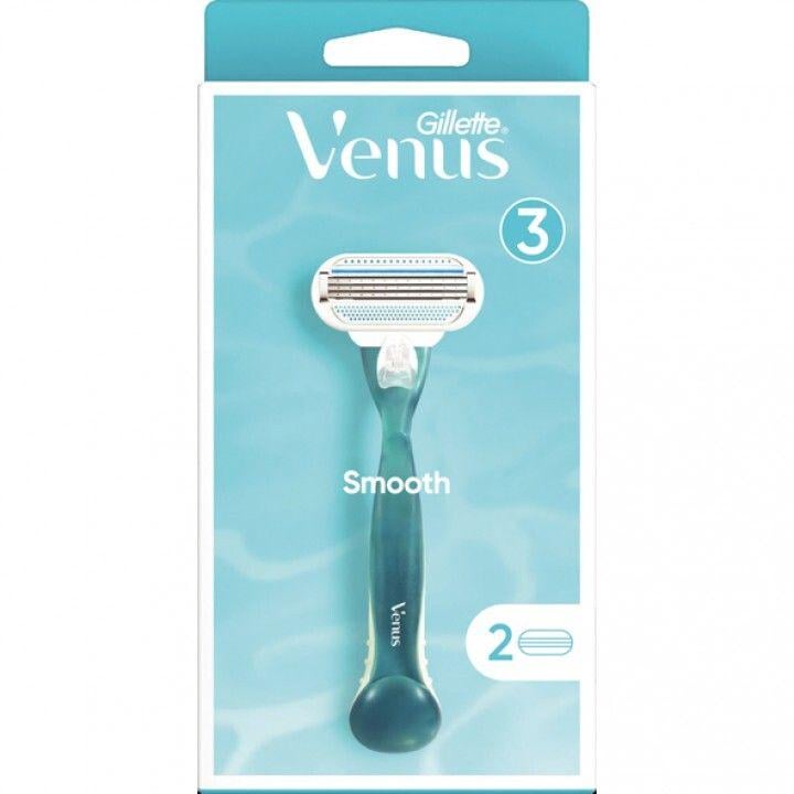 Бритва Gillette Venus Smooth з 2 змінними касетами (13339177)