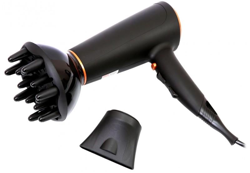 Фен для укладки RFF200-B диффузор для локонов/концентратор 2000 Вт Черный матовый (32469073)