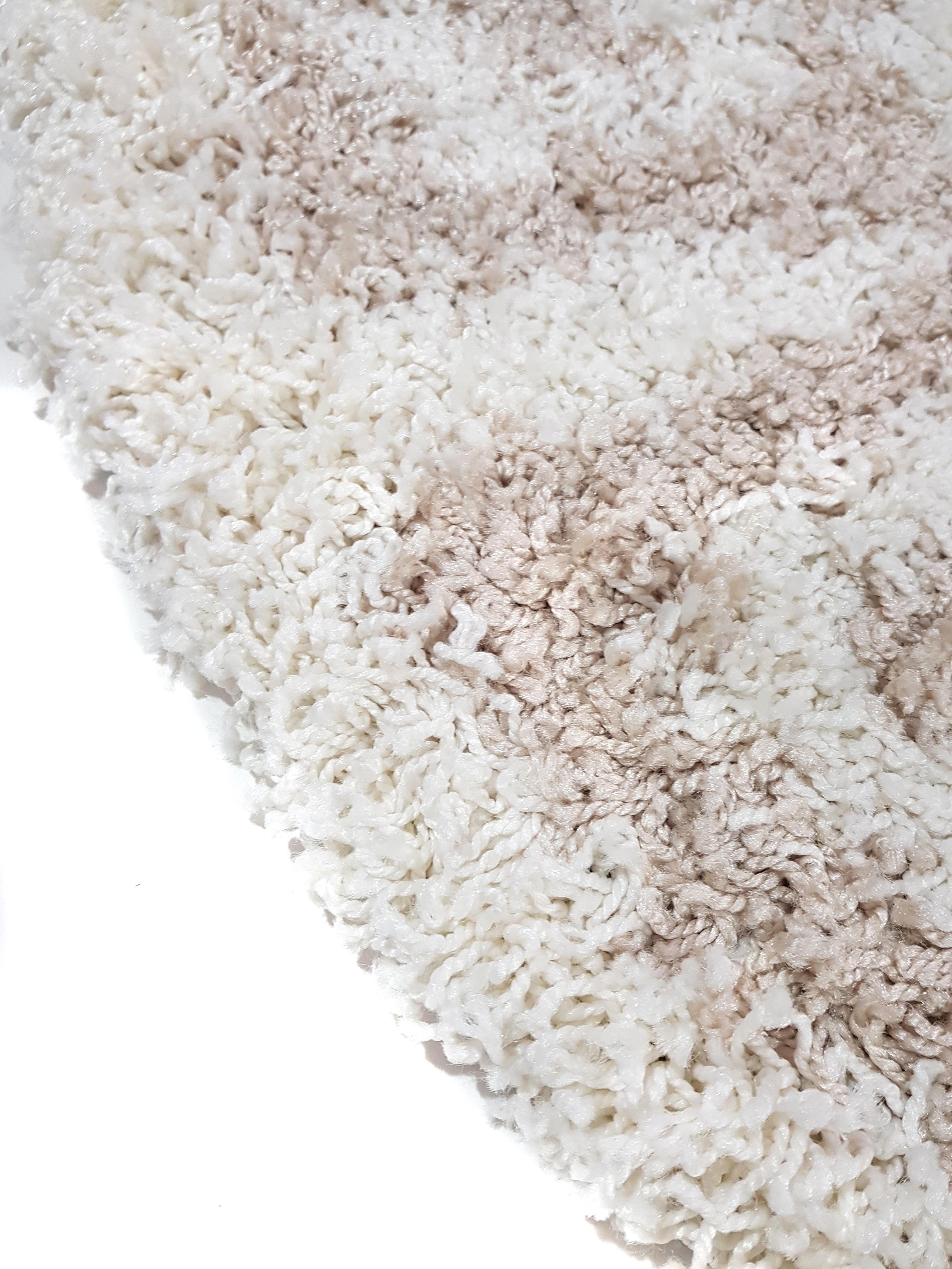 Ковер с высоким ворсом Super Lux Shaggy 150x300 см овал Кремовый (A361B) - фото 3