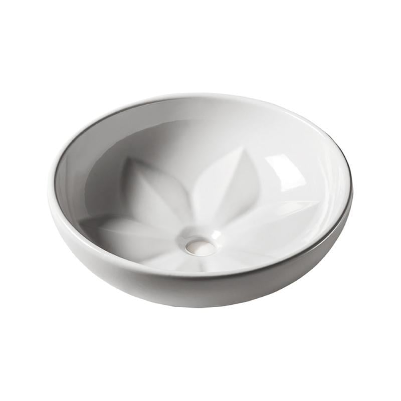 Раковина-чаша Azzurra Fleur FLE200B1 Shiny white (356176)