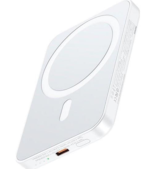 Повербанк Remax RPP-65 MagSafe Magnetic Wireless 10000 mAh 20W White (100502)