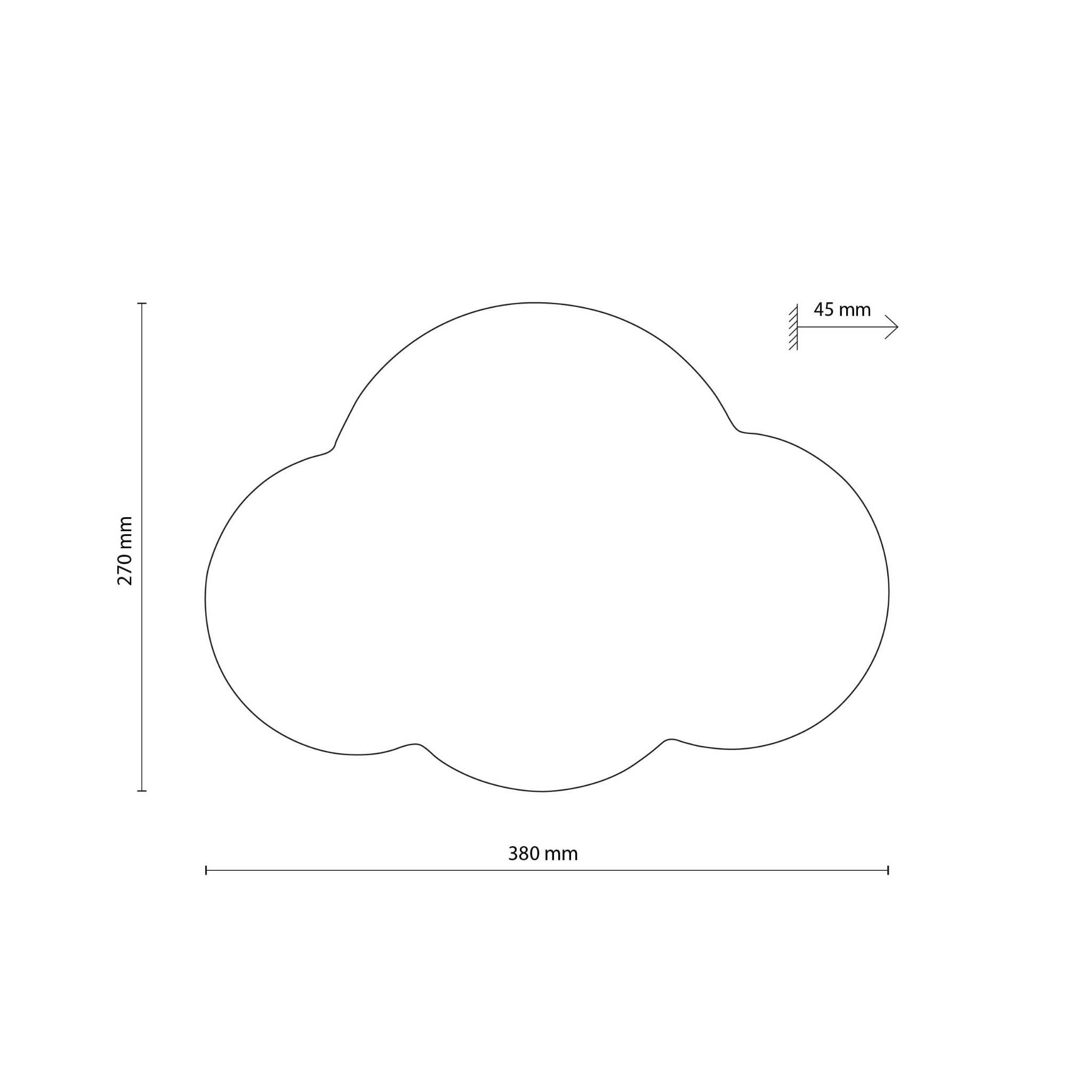 Настінний світильник TK Lighting 5886 CLOUD - фото 6