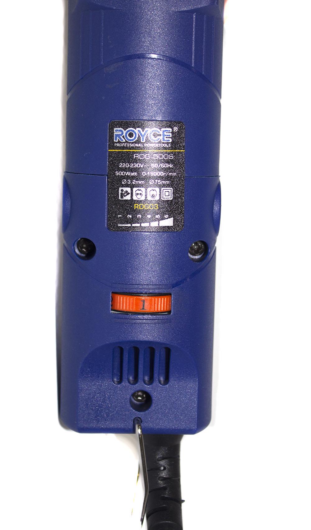 Болгарка-гравер міні 2в1 ROYCE RDG-500s - фото 6 Болгарка-гравер міні 2в1 ROYCE RDG-500s - фото 6