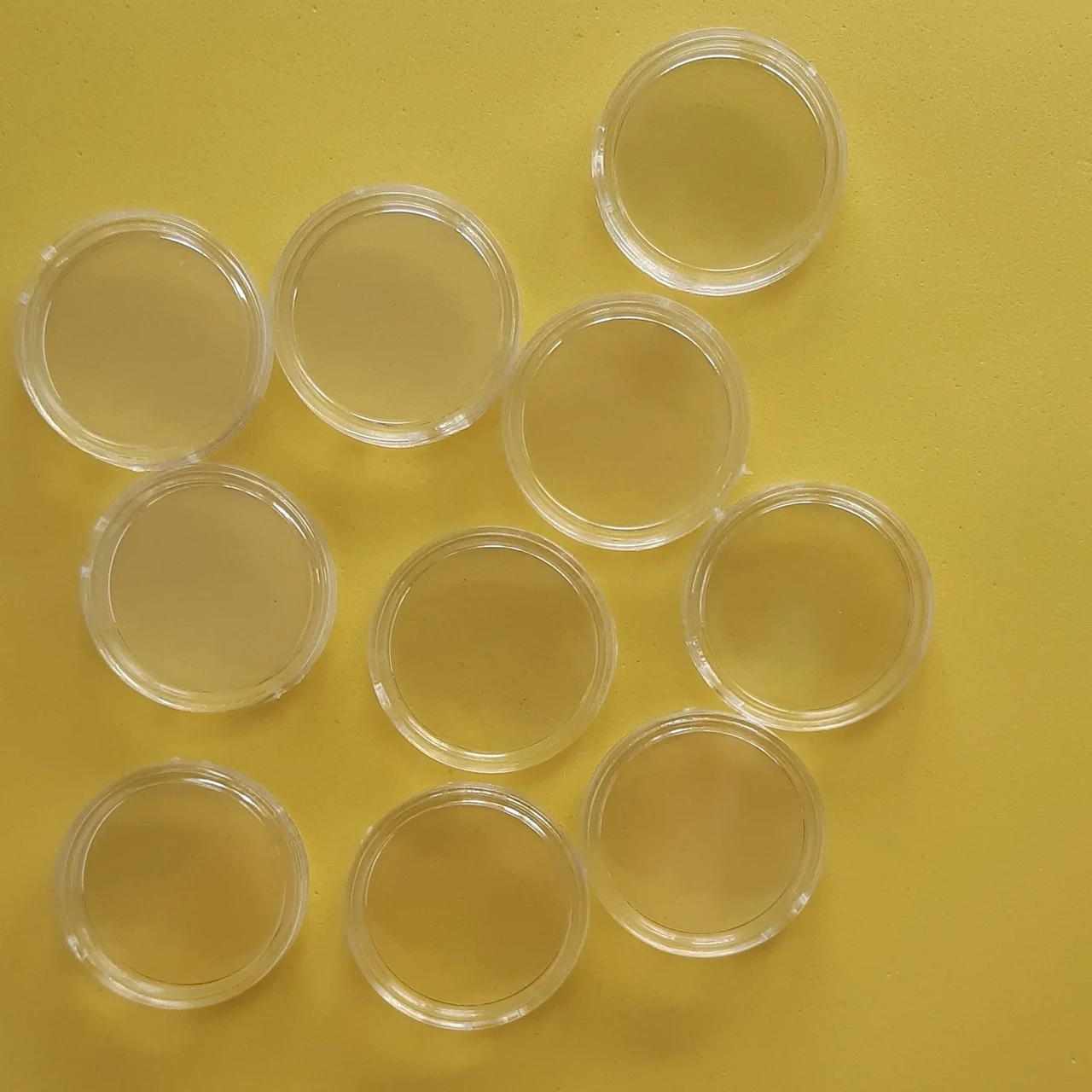 Капсулы для монет НБУ ВСУ 10 гривен 2018-2022 гг. внутренний d 30 мм 10 шт. (capsule-30)