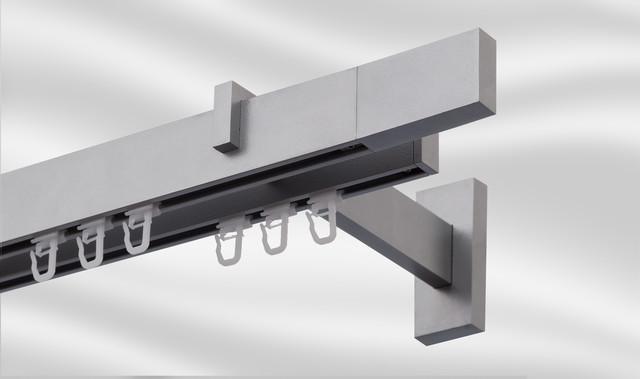 ᐉ Карниз подвійний Square Line 160 см Фінал Квадро Сатін • Краща ціна в ...