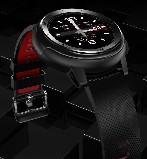 Смарт-годинник DT68 з тонометром і ЕКГ Чорно-червоний - фото 6