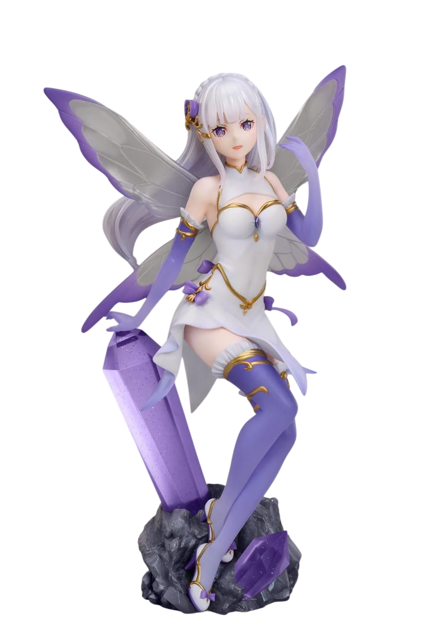 Фигурка Kadokawa Эмилия Emilia Jewel Princess 1/7 Scale с Жизнь в альтернативном мире с нуля 23 см