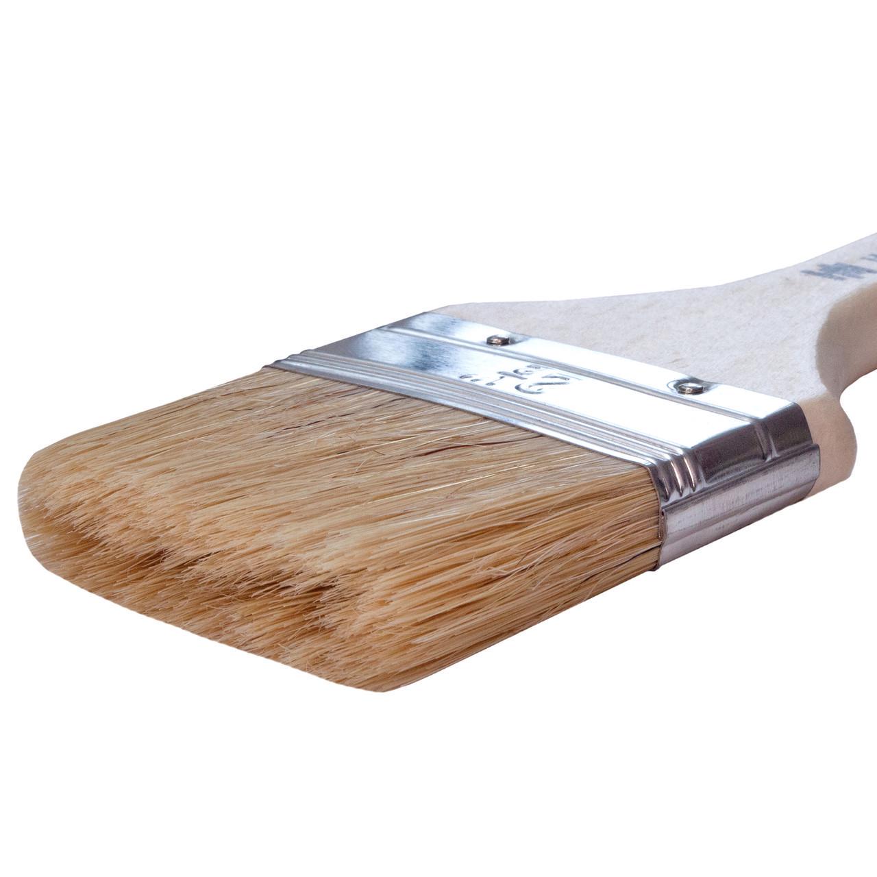 Пензель для фарб флейцевий HORSAY Hard змішаний ворс 2,5″ (1901-064) - фото 3