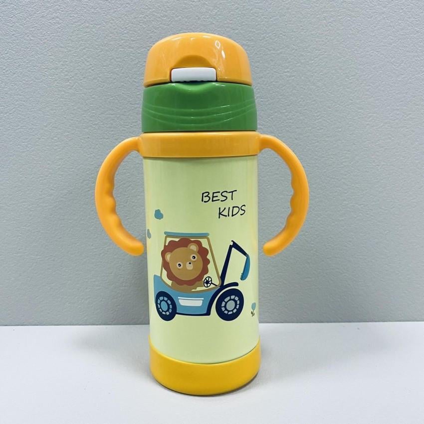 Термос детский A-PLUS 1775 с трубочкой из нержавеющей стали 320 мл Желтый (2331160726) - фото 3