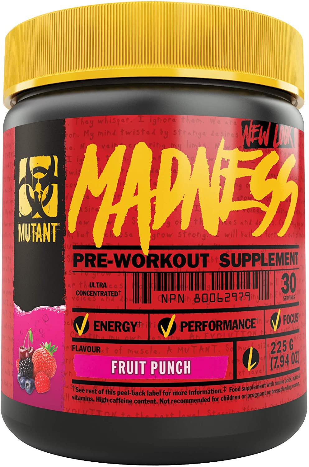 Предтренировочный комплекс MUTANT Madness 275 г Fruit Punch (00000008678)