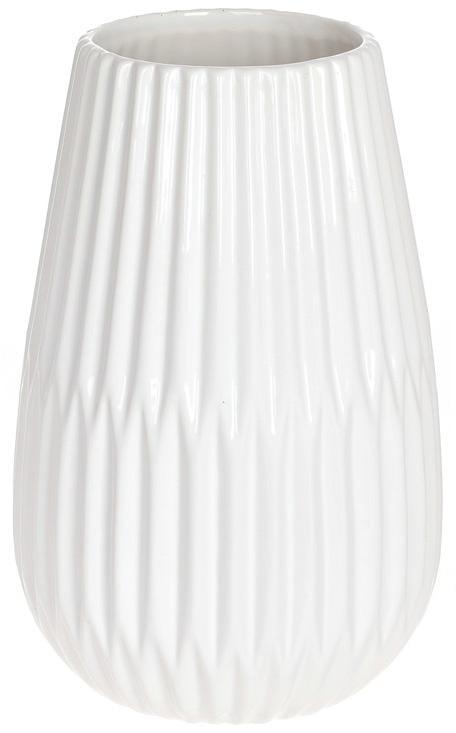 Ваза керамическая Stone Flower Виола 15x15x23,5 см Белый (BD-795-431)