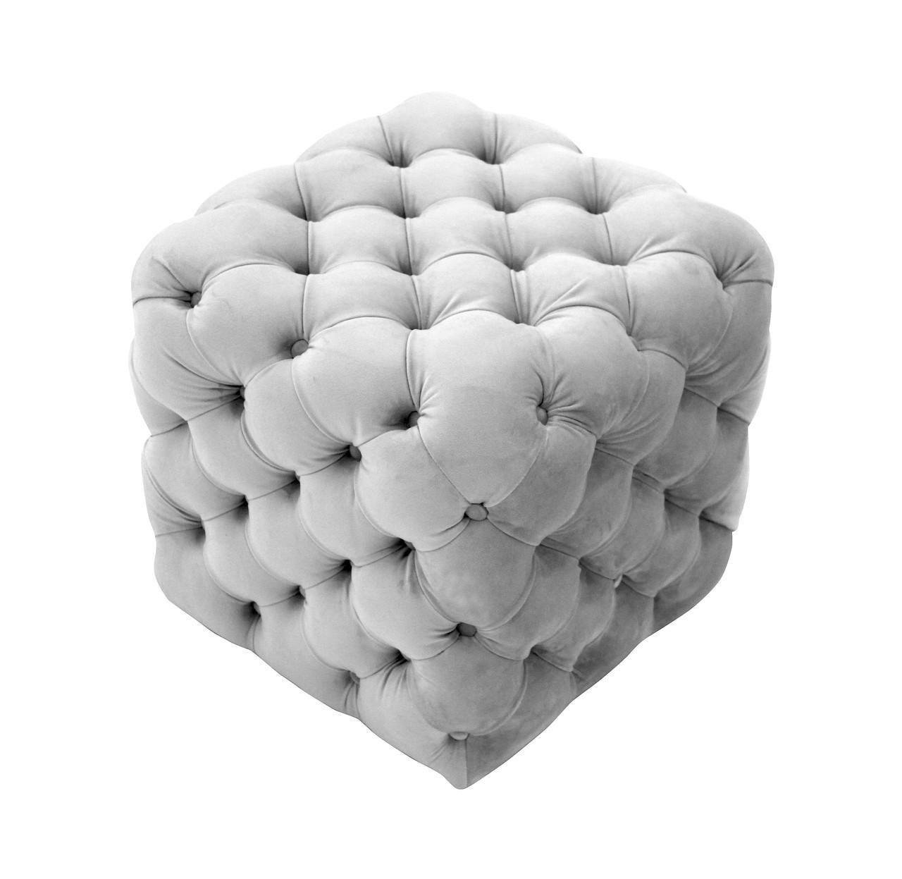 Пуф Mebelle Cubic велюр 45x45x45 см Рожевий (0181) - фото 7 Пуф Mebelle Cubic велюр 45x45x45 см Рожевий (0181) - фото 7