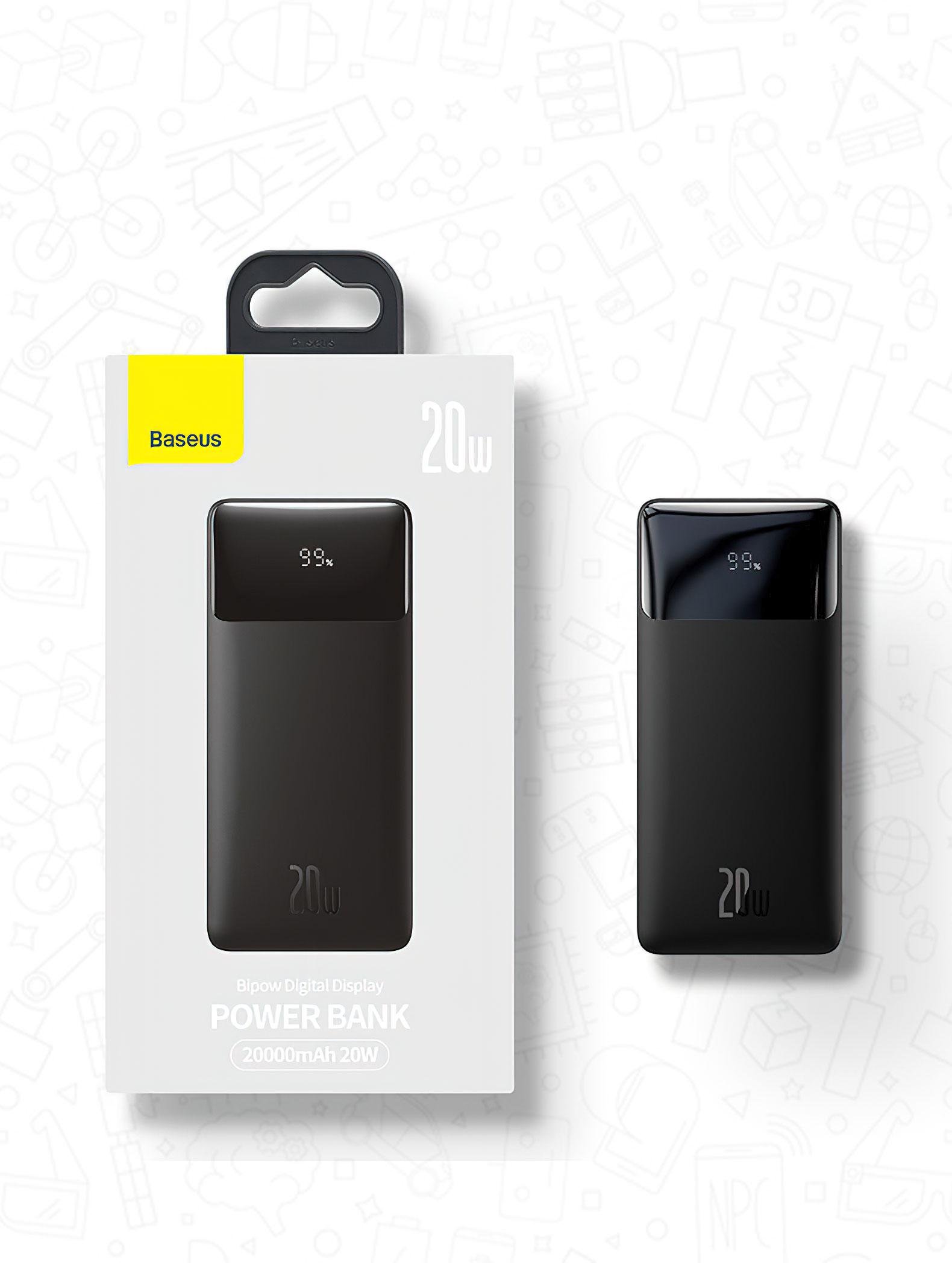 Повербанк BASEUS 20000 mAh 20W (1925d330) - фото 11 Повербанк BASEUS 20000 mAh 20W (1925d330) - фото 11