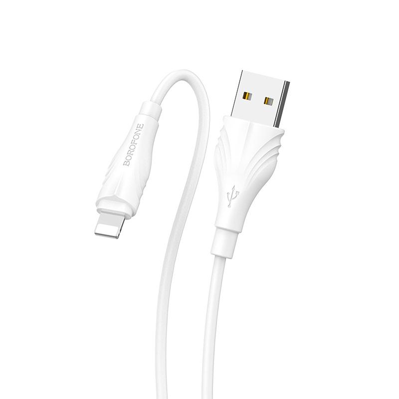 Кабель Borofone BX18 Lightning 2 м - фото 2