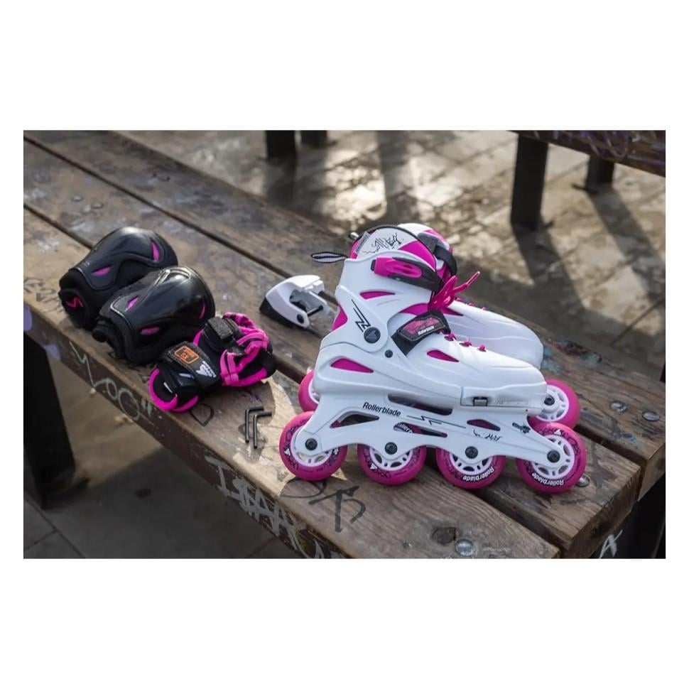 Ролики Rollerblade Fury Combo 2023 р. 29-33 Білий/Рожевий - фото 2