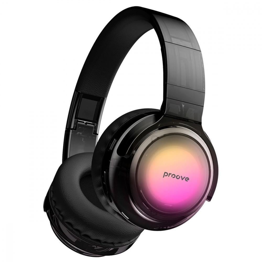 Наушники с подсветкой Proove Crystal Galaxy Bluetooth 5.3 Type-C 900 мАч Transparent/Black (HPCG00010001) Наушники с подсветкой Proove Crystal Galaxy Bluetooth 5.3 Type-C 900 мАч Transparent/Black (HPCG00010001)