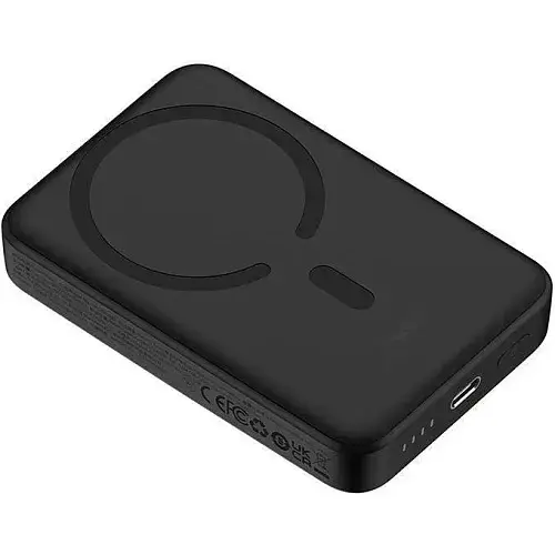 Батарея портативна BASEUS Magnetic Mini Wireless Quick Charging PPCX110201 10000 mAh 30W Black - фото 2