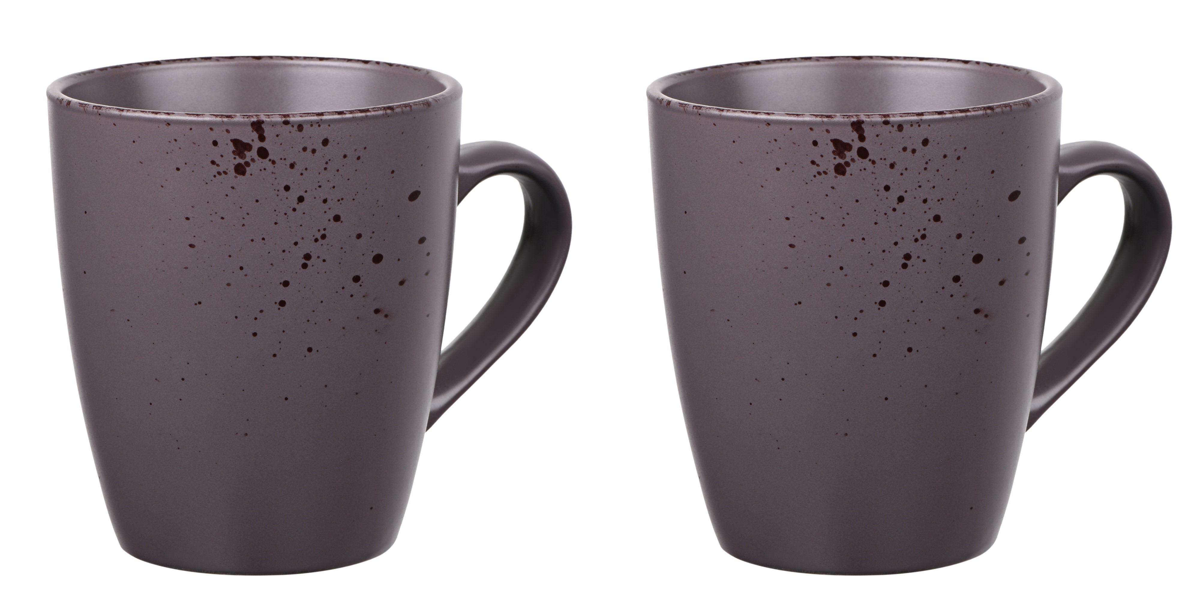 Набор чашек Ardesto Lucca 360 мл 2 шт. Grey/Brown (AR2936GMC)