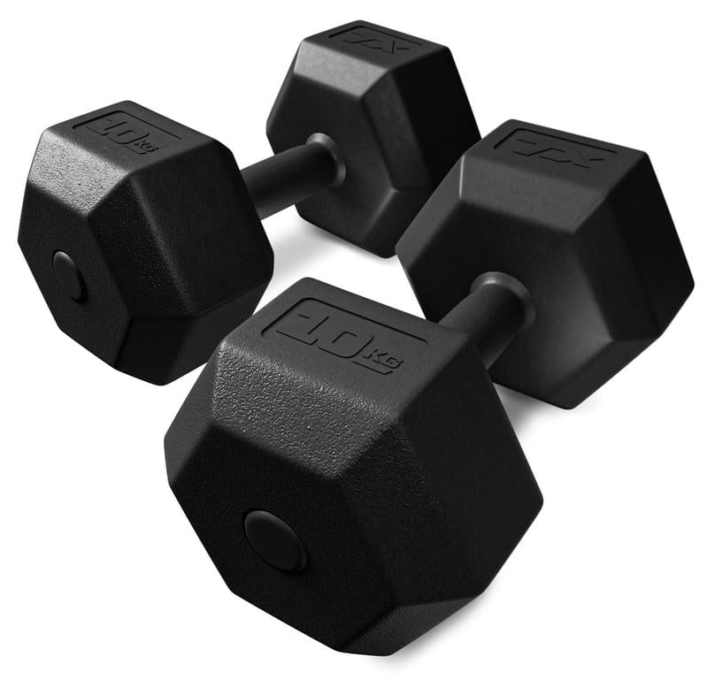 Гантели для фитнеса композитные TREX Sport TX-008CD 2 шт. 10 кг (5676)
