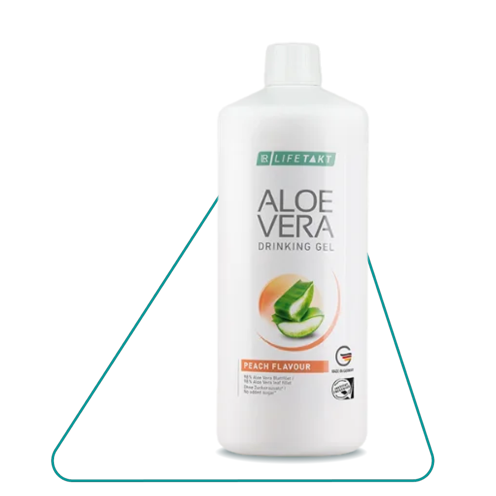 Гель для нормализации пищеварения и очищения организма LR Lifetakt Aloe Vera Peach Flavour питьевой 1000 мл (80750) - фото 2