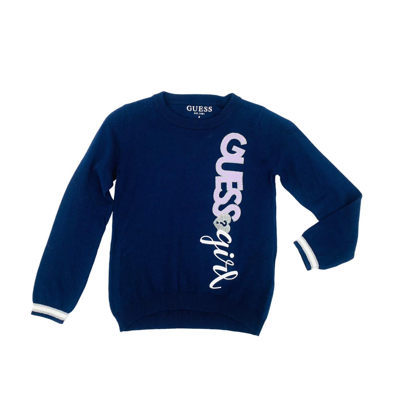 Светр GUESS KYR00Z2PA0DEKB 6 років 116 см темно-синій (32539364)